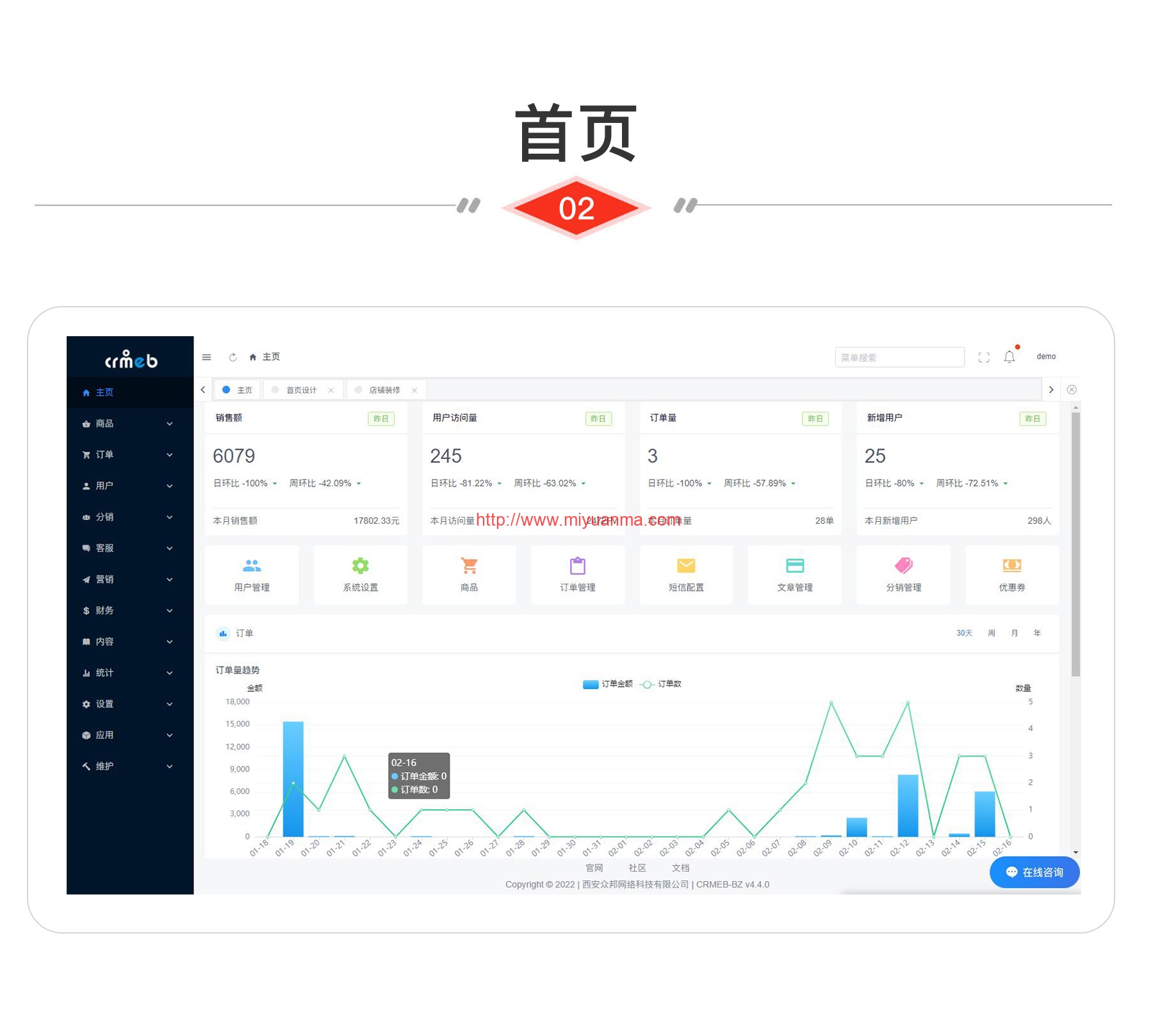 图片[1]-CRMEB V4.X打通版小程序公众号H5 App商城源码免授权可商用-觅源码网