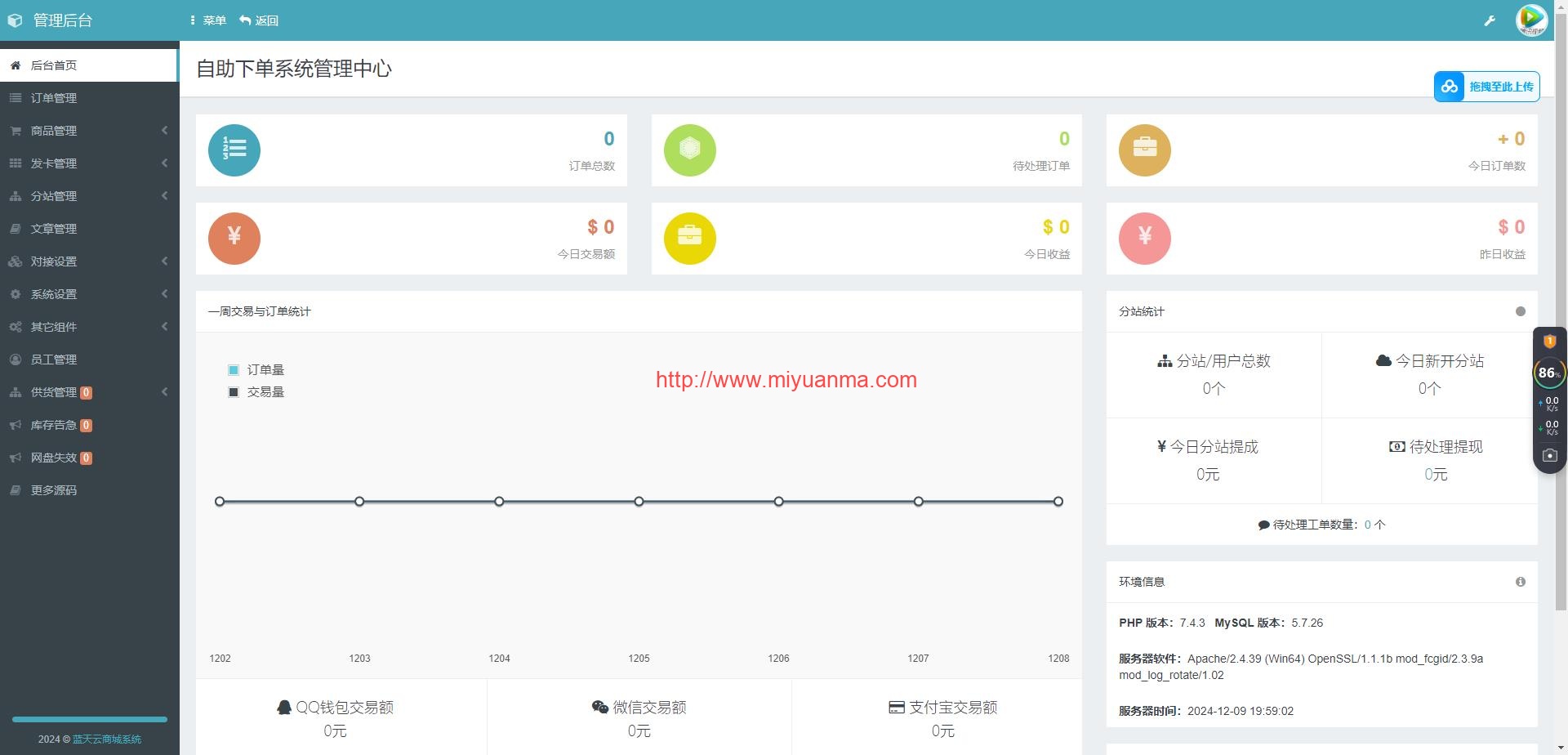 图片[2]-【已测】2024全新UI简洁H5商城网站源码 代码全解密可二开/带易支付接口-觅源码网